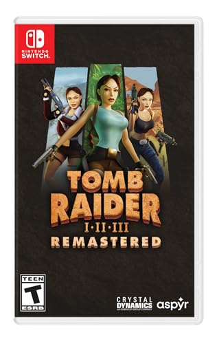 Tomb Raider I-III Remastered Starring Lara Croft - Nintendo Switch