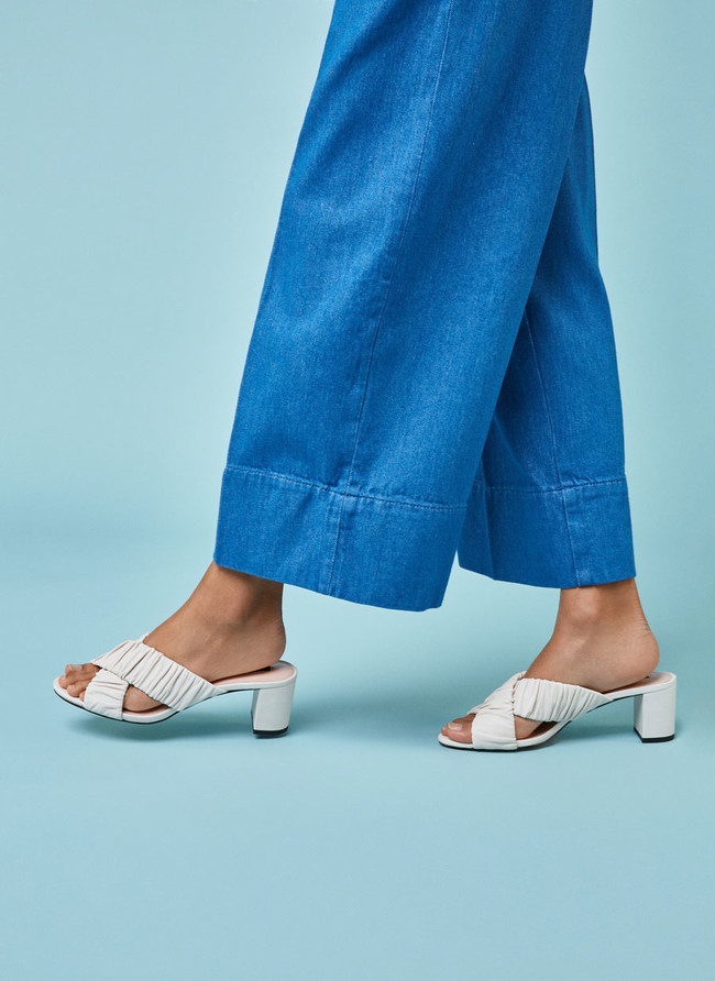 sandalias tacon medio
