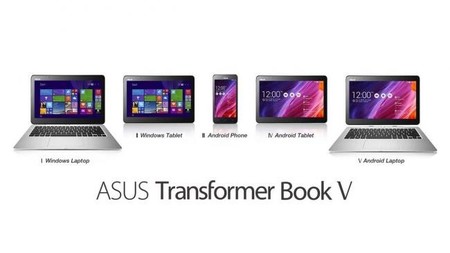 Modos posibles con Transformer Book V