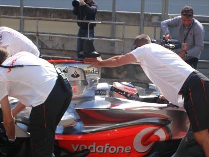 Los McLaren por delante de Ferrari en Barcelona