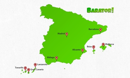 Barator mapa