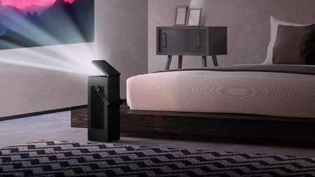 Este proyector compacto de LG que veremos en el CES 2018 ofrece imágenes en 4K UHD de hasta 150 pulgadas