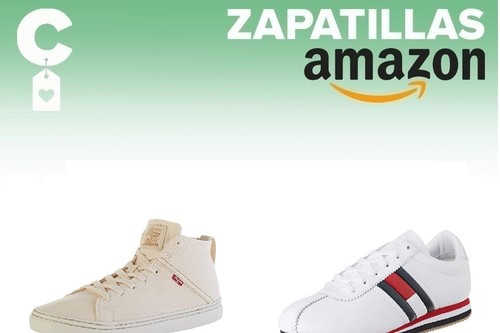 Chollos en tallas sueltas de  zapatillas Geox, Levi's, Tommy Hilfiger o Lacoste en Amazon