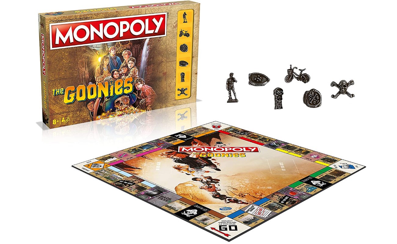 USAopoly Los Goonies – Juego De Mesa Coded Chronicles – Aventura De Tesoros Con Puzles Y Trabajo En Equipo – Más De 120 Componentes – A Partir De 8 Años