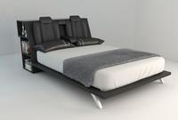 La cama que todo fanático de los autos sueña