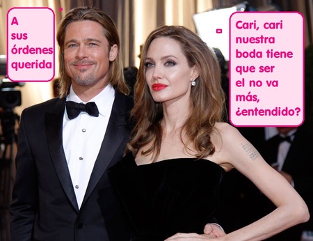 Brad Pitt ese pedazo de wedding planner, ¡que no se respire miseria en la boda del año!