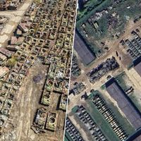 Alguien ha echado un vistazo a las imágenes satelitales de Rusia y ha descubierto algo: se está quedando sin tanques