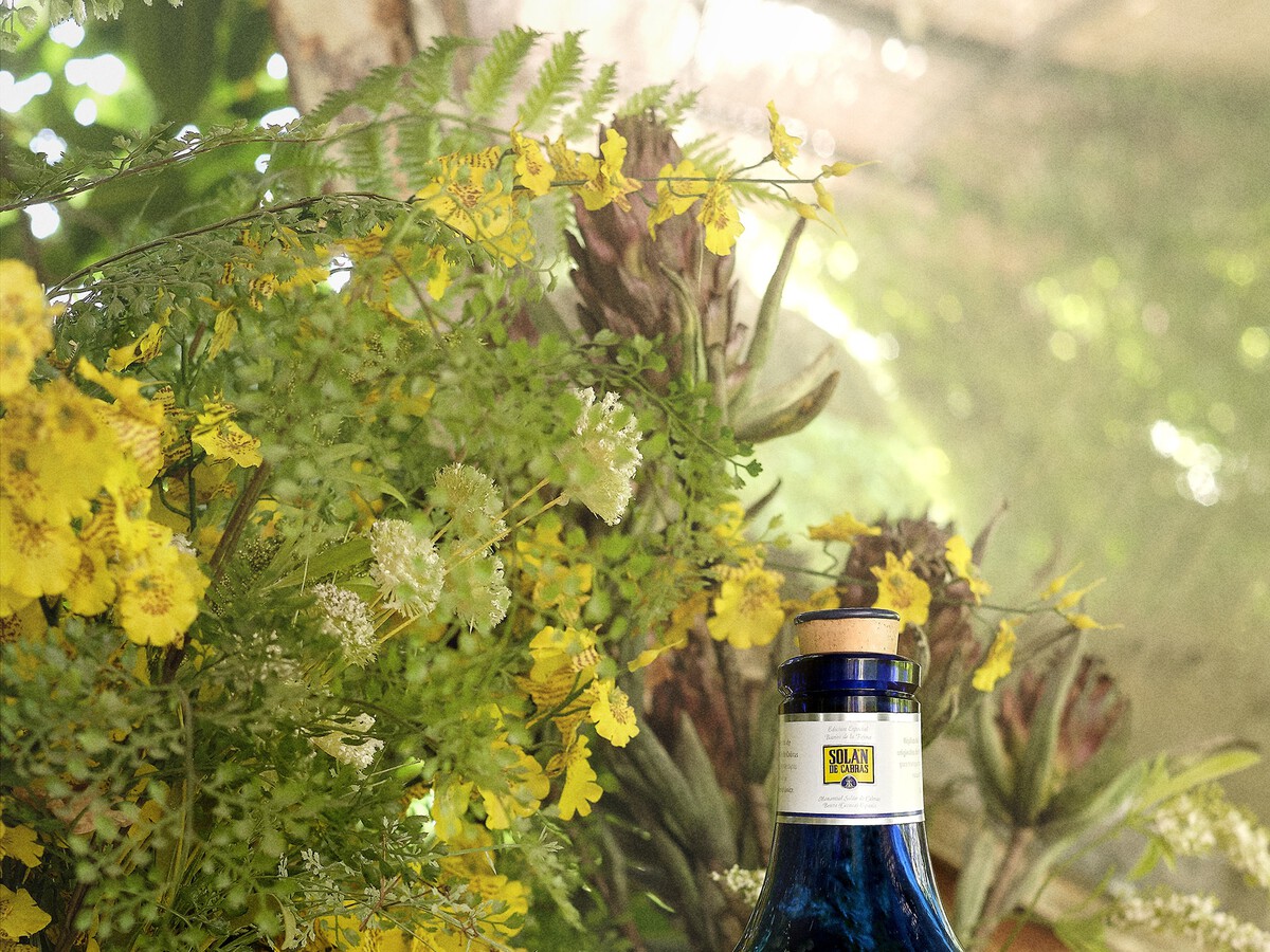 Solán de Cabras rinde homenaje a la damajuana, antiguo envase de vidrio  convertido en elemento decorativo