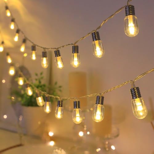 AGOTD Guirnalda de luces LED con batería
