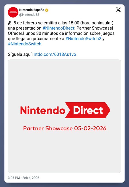Tweet Nintendo