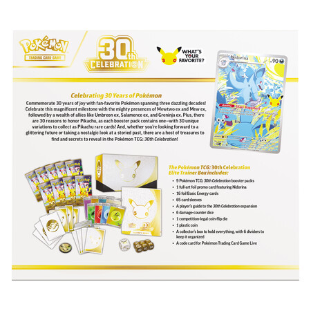 Pokemon Tcg Etb 30 Aniversario