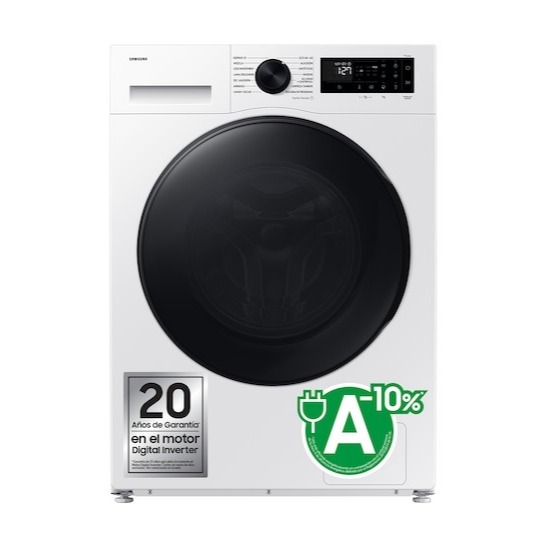 Samsung - Lavadora Secadora Samsung 11kg/6kg Tecnología AI EcoBubble™ Clase D/A Blanca WD11DG5B15BEEC.