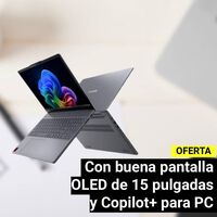 MediaMarkt tiene este portátil Lenovo a precio de liquidación: OLED de 15 pulgadas, con Copilot+, Windows 11 y 512 GB