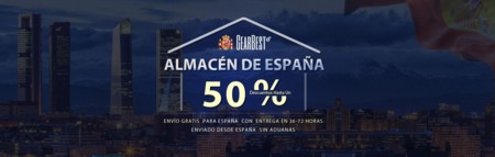 GearBest tiene almacén en España y lo celebra con un 10% de descuento