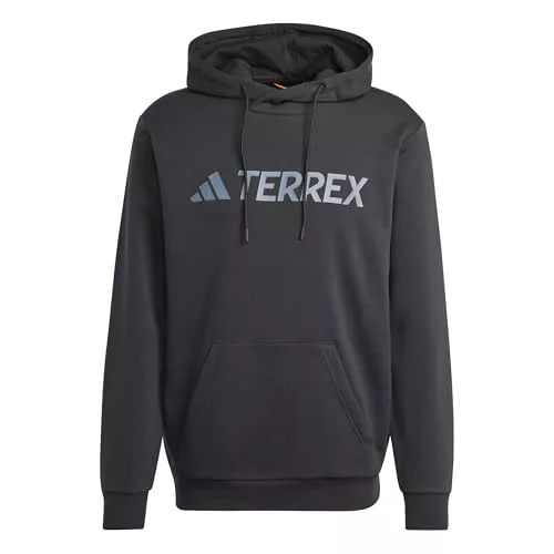 Adidas Uomo Terrex Multi Large Logo Hoodie, Black, L