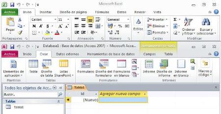 Excell y Access 2010
