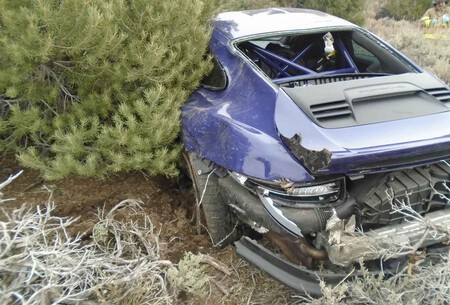 Porsche 911 GT3 RS destrozado