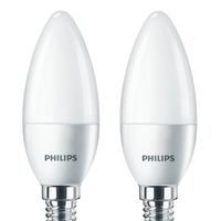Pack de 2 bombillas LED Philips E14, de 5,5W, por 5,29 euros