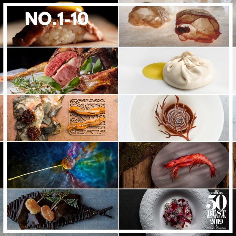 Estos son los 10 mejores restaurantes del mundo: 50 Best Restaurants
