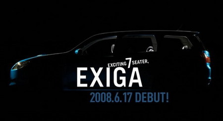 Subaru Exiga, lanzamiento el 17 de Junio