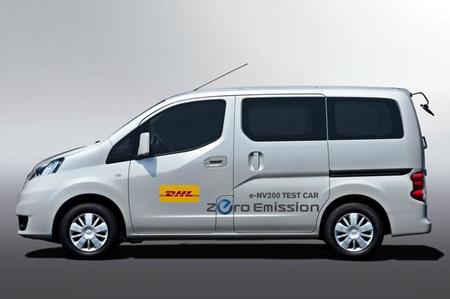 DHL está probando la Nissan e-NV200 en Japón