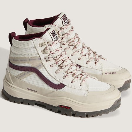 Parecen Unas Botas De Alpinismo Pero Con Estas Zapatillas Todo Terreno De Vans En Color Hueso Estaras Listo Para Conquistar Cualquier Camino