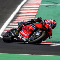 El fruto del teletrabajo de Ducati: probaron en los test de Misano una nueva cubierta para la rueda delantera