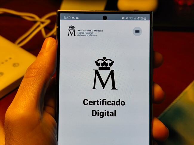 Certificado digital FNMT