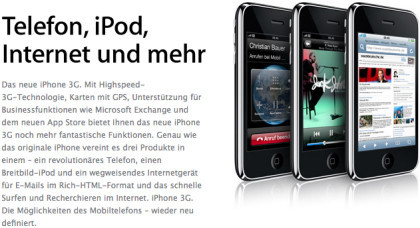 T-Mobile venderá el iPhone 3G alemán a un euro