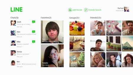 LINE estrena cliente oficial para la nueva interfaz de Windows 8
