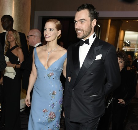 Ya se nos casó Jessica Chastain con su aristócrata italiano y estaba lleno de famosos