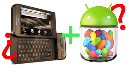 Android 4.1 Jelly Bean corriendo en un HTC Dream, la imagen de la semana