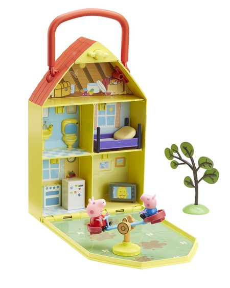 Maletín de juego Casa y jardín de Peppa por 18,93 euros en Amazon