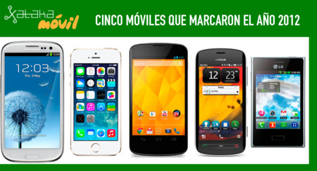 Cinco móviles que marcaron el año 2012