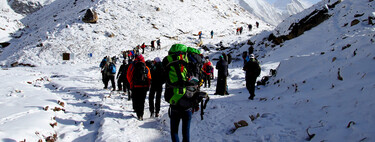 Everest has become a feces. Solution: That all mountaineers carry their own in bags