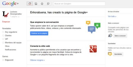 Google+ a fondo: cuatro primeros pasos que dar con tu página