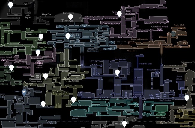 Todos los mapas de Cornifer en Hollow Knight y dónde encontrarlos ...