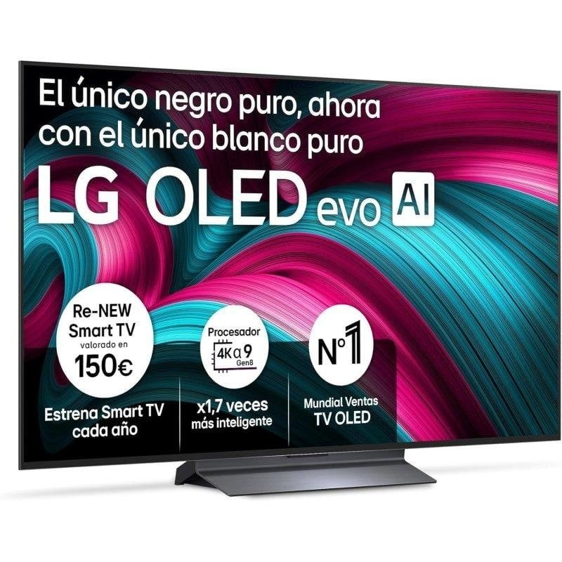 TV LG OLED evo AI OLED55C54LA.AEUD 55" 4K UltraHD 120Hz Smart TV WebOS Dolby Vision