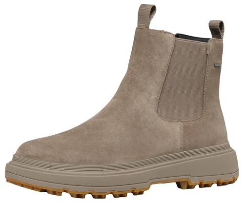 Geox D Lamidie + Grip ABX - Botines para Mujer, marrón, 38 EU