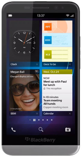 Blackberry Z30, conocida como A10 o Aristo, será su smartphone de mayor tamaño