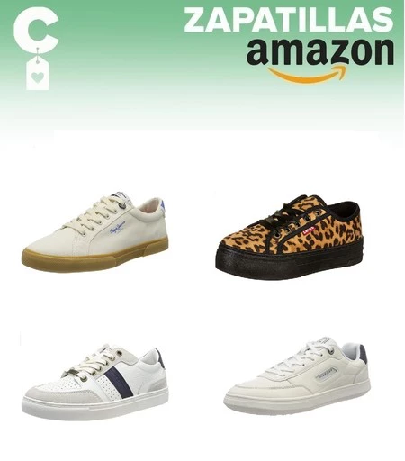 12 chollos en tallas sueltas de zapatillas Tommy Hilfiger, Levi's o Pepe Jeans por menos de 40 euros  en Amazon
