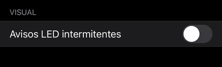 LED フラッシュ iPhone の警告