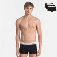 El set de tres calzoncillos Calvin Klein en negro está desde 20,95 euros en Amazon