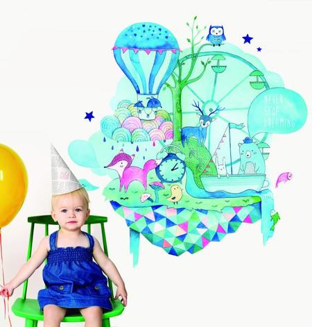 The Wonderwalls, los vinilos más bonitos para la habitación infantil