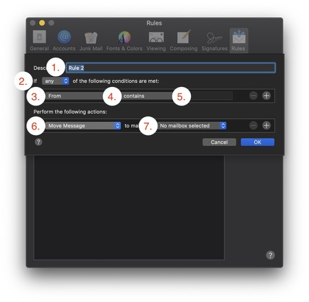 Reglas Mail Mac 1