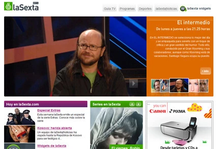 Nueva web de La Sexta, por fin