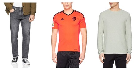 Chollos en tallas sueltas de pantalones, camisetas y jerseys de marcas como Levi's, Adidas o Jack & Jones en Amazon