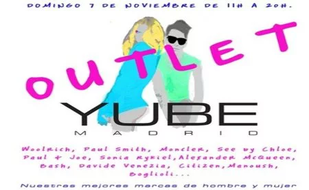 El Outlet de Yube mañana domingo abierto
