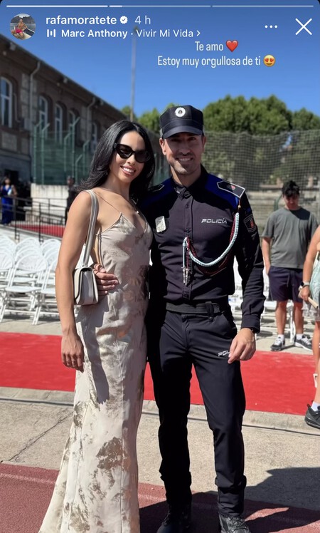 Rafa Mora ya es policía