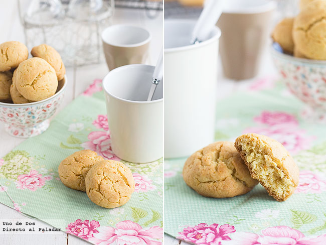 Pastas rápidas de mantequilla y mandarina, receta para acompañar la sobremesa